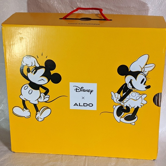 Disney Aldo Stepinmagic Ankle Boot Mickey Mouse Minnie Mouse 9M - Picture 2 of 9